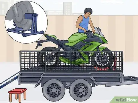 Image titled Tie Down a Street Bike on a Trailer Step 7