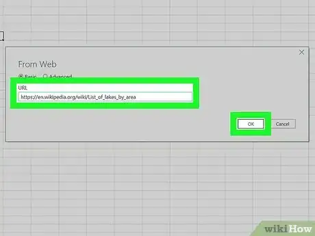 Image titled Import Web Data Into Excel on PC or Mac Step 5