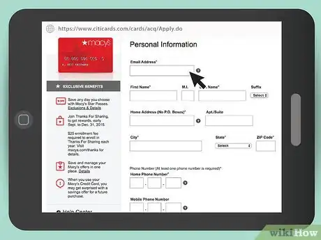 Image titled Apply for a Macy's Credit Card Step 2