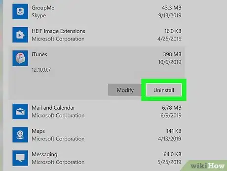 Image titled Uninstall iTunes Step 4