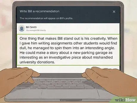 Image titled Write a LinkedIn Recommendation Step 10