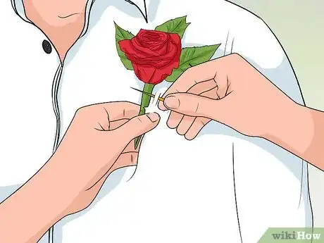 Image titled Pin on a Boutonniere Step 11