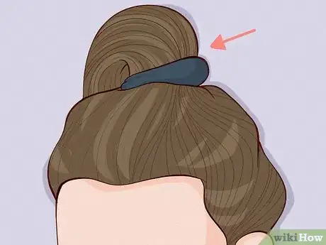 Image titled Get Wavy Hair Overnight with a Bun Step 3