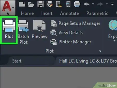 Image titled Convert an AutoCAD File to PDF Step 3