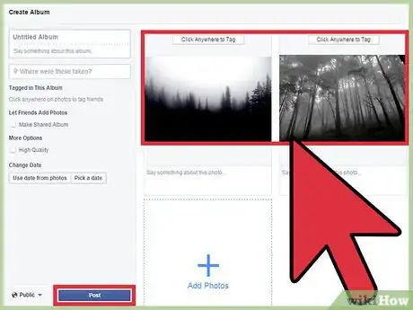 Image titled Upload Multiple Photos to Facebook Step 7