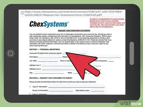 Image titled Get a Checking Account if You're Listed in Chexsystems Step 3