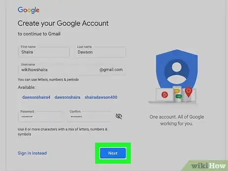 Image titled Set Up a Gmail Account Step 33