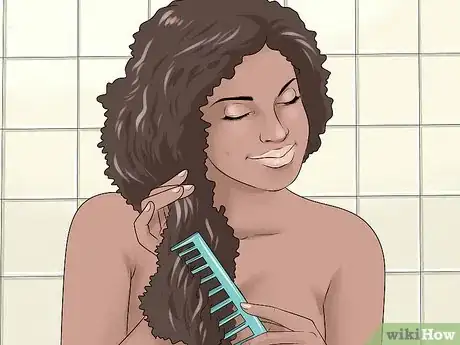 Image titled Comb Long Hair Step 9