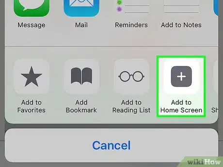 Image titled Add a Link Button to the Home Screen of an iPhone Step 4