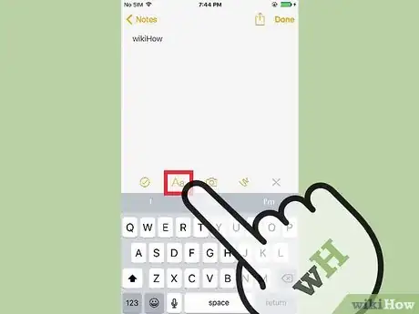 Image titled Format Your Text in iPhone Notes Step 5