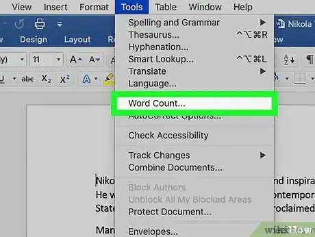 Image titled Check a Word Count in Microsoft Word Step 5