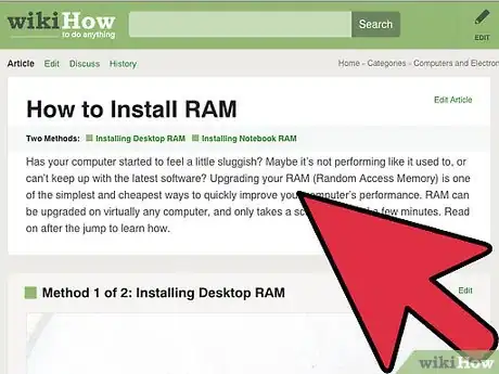 Image titled Avoid Damaging RAM During Installation Step 1