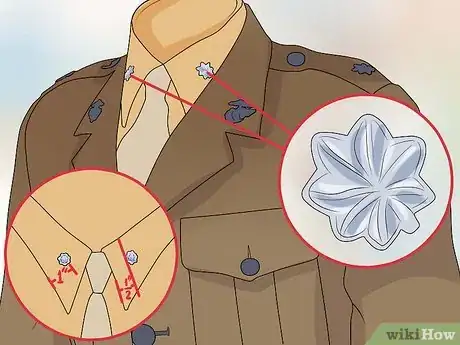 Image titled Properly Align Rank Insignia on Marine Uniforms Step 11