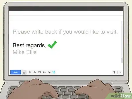 Image titled End an Email to a Friend Step 2