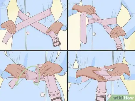 Image titled Tie a Belt on a Trench Coat Step 2