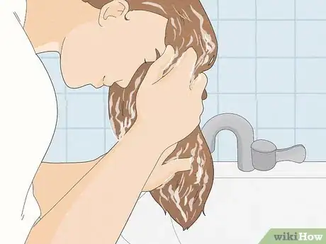 Image titled Wash Hair in a Sink Step 13