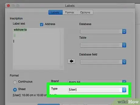 Image titled Print Address Labels Using OpenOffice Step 8