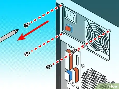 Image titled Create a 12 Volt DC Test Bench for Bullet Cameras Using an Old ATX Computer Power Supply Step 3