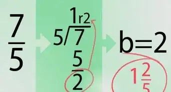 Change Mixed Numbers to Improper Fractions