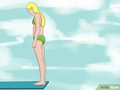 Image titled Execute an Inward Dive on Springboard Step 1