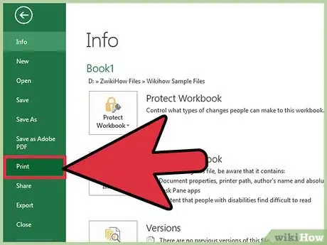 Image titled Print Part of an Excel Spreadsheet Step 3