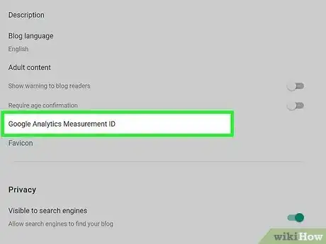 Image titled Add Google Analytics to Blogger Step 18