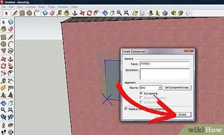 Image titled Create a Window Component in SketchUp Step 5