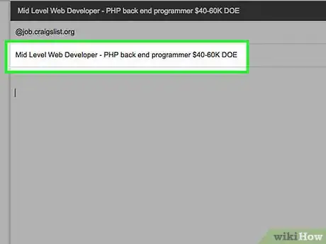 Image titled Respond to a Job Listing on Craigslist Step 5