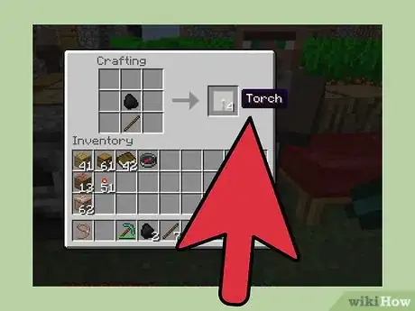 Image titled Make a Torch in Minecraft Step 5