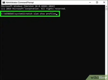 Image titled Find the WiFi Password of a Past Connection Using Command Prompt (CMD) Step 2