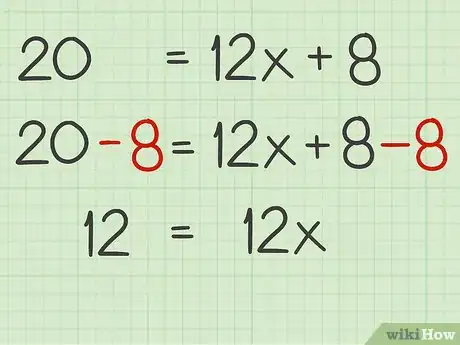 Image titled Solve Equations with Variables on Both Sides Step 5