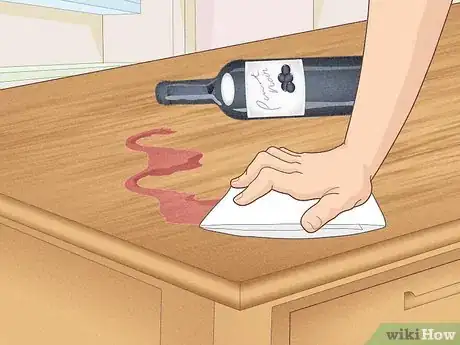 Image titled Remove a Red Wine Stain from a Hardwood Floor or Table Step 1