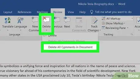 Image titled Hide or Delete Comments in Microsoft Word Step 10