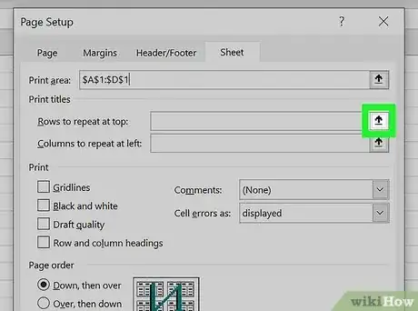 Image titled Add Header Row in Excel Step 9