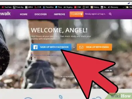 Image titled Map Your Walk at MapMyWalk Step 1