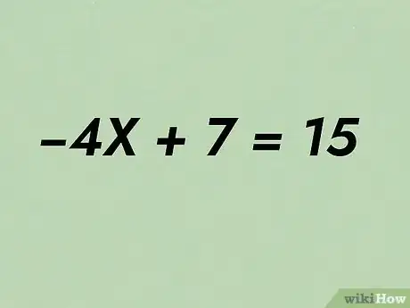 Image titled Solve Two Step Algebraic Equations Step 1