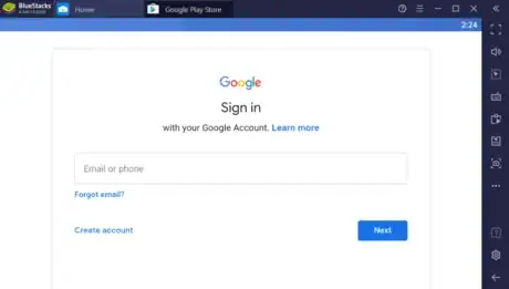 Image titled BlueStacks Enter Email.png