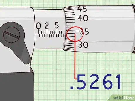 Image titled Use and Read an Outside Micrometer Step 21