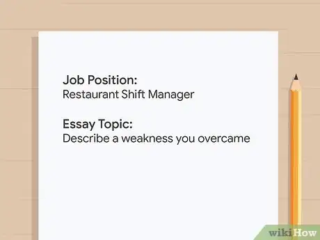 Image titled Write a Job Application Essay Step 1