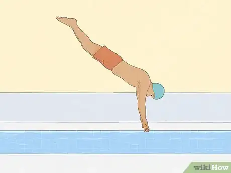 Image titled Do a Swan Dive From the Side of a Swimming Pool Step 8