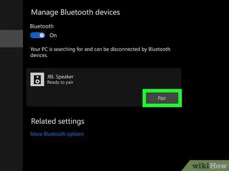 Image titled Connect a Bluetooth Speaker to a Laptop Step 11