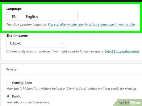 Image titled Change the Default Language in Wordpress Step 4