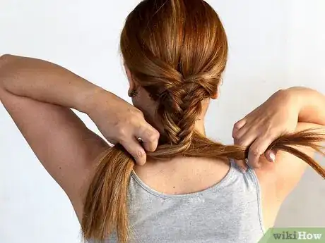 Image titled Do a Fish Tail Plait in Your Hair Step 6