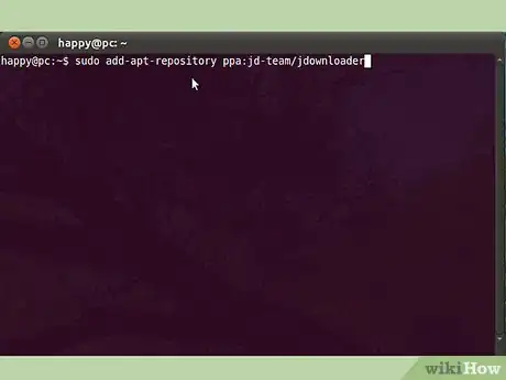 Image titled Install Jdownloader on Ubuntu Step 1