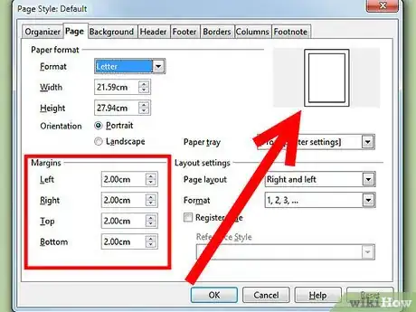 Image titled Change Margins in OpenOffice.Org Step 3