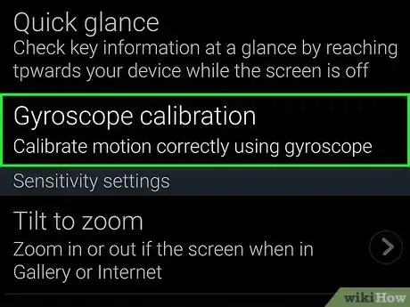 Image titled Calibrate the Gyroscope on a Galaxy Step 13