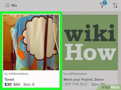 Image titled Delete a Listing on Poshmark on iPhone or iPad Step 4