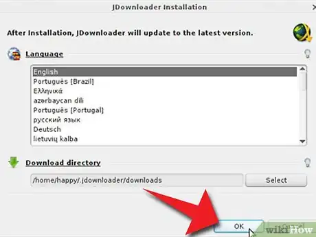 Image titled Install Jdownloader on Ubuntu Step 9