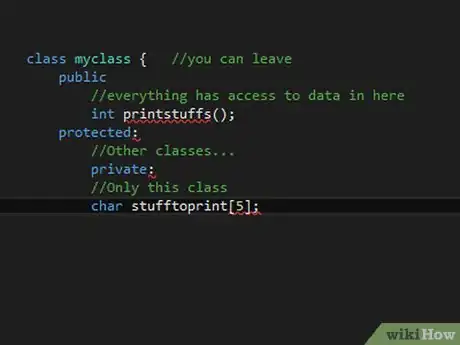Image titled Create a C++ Class Step 5