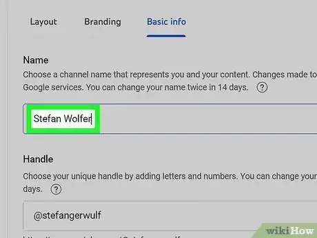 Image titled Change Your Username on YouTube Step 12